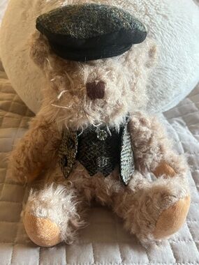 Glen Appin Scotland Harris Tweed 11" Teddy Bear 100% Pure Wool